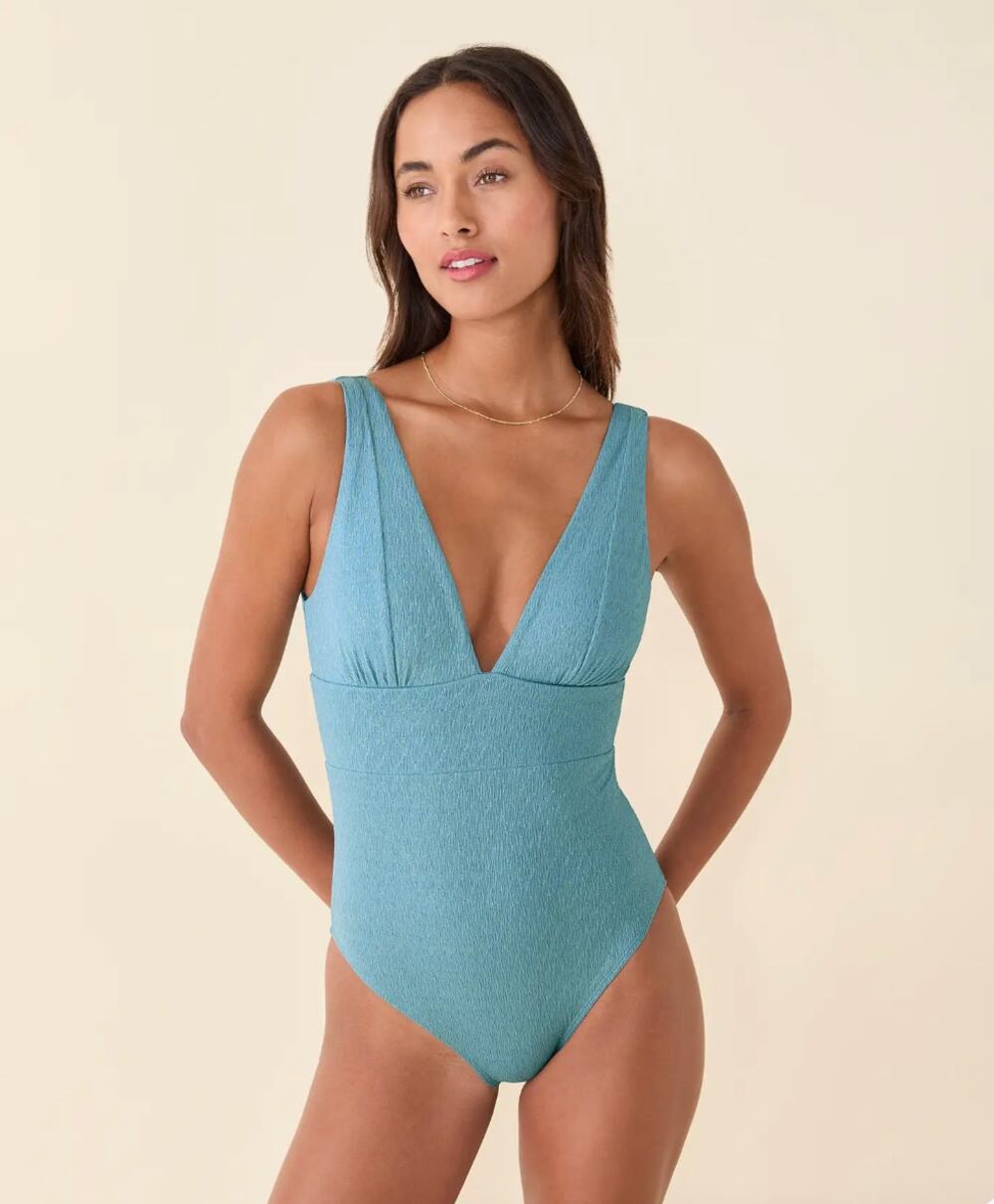 KATIENYC NWT Andie Mykonos One Piece in Shimmer Serene size 2X
